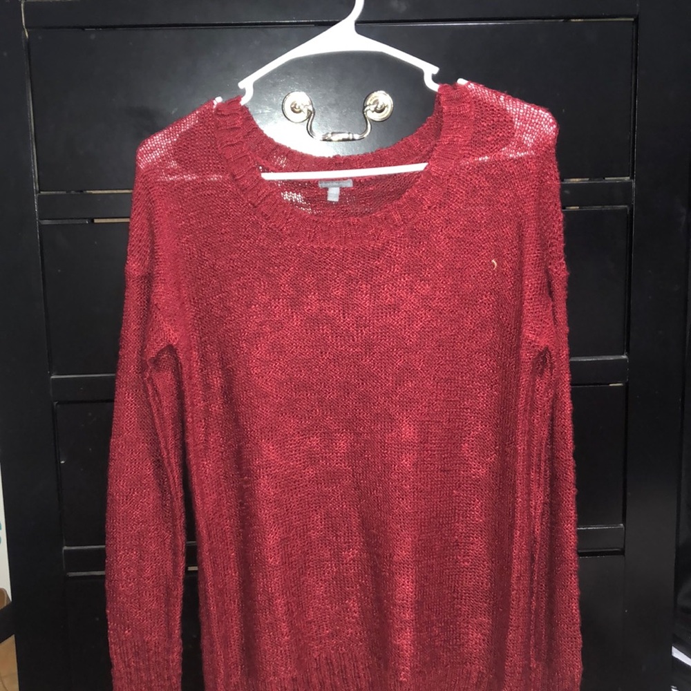 red sweater